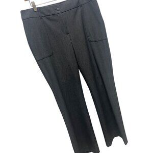 Loft Ann Taylor Dark Gray Julie Trouser Dress Pants